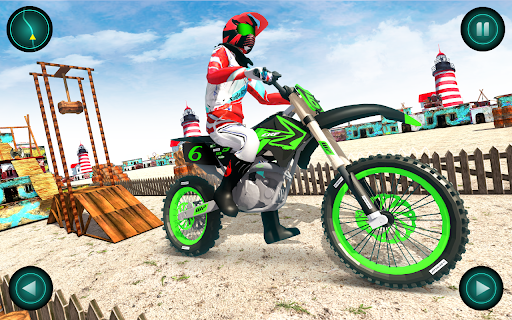 Motocross Dirt Bike Race Game - Gameplay image of android game