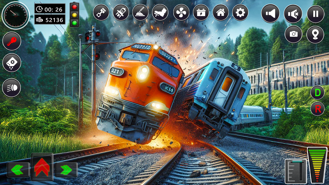 Trumpet USA Train Simulator ۳D - عکس بازی موبایلی اندروید