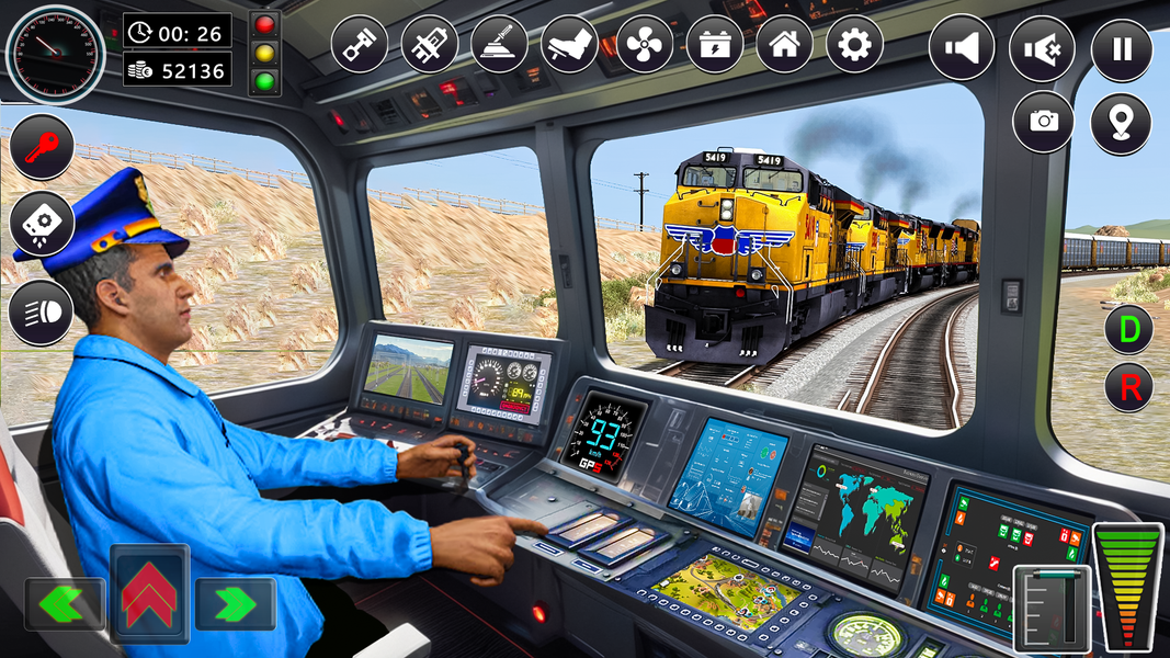 Trumpet USA Train Simulator ۳D - عکس بازی موبایلی اندروید