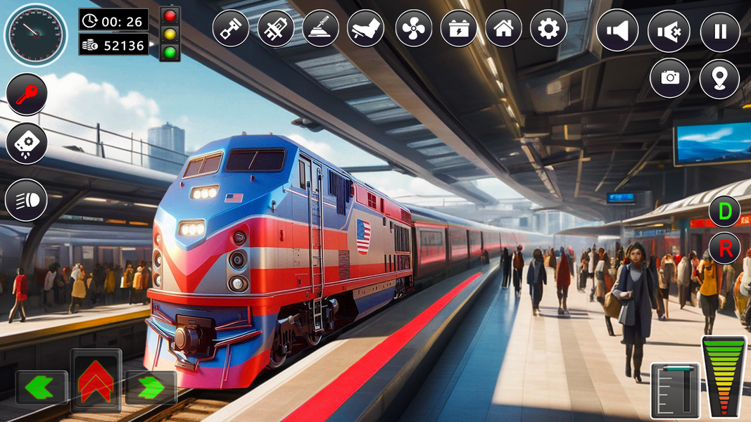 Trumpet USA Train Simulator ۳D - عکس بازی موبایلی اندروید