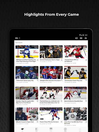 NHL - عکس برنامه موبایلی اندروید