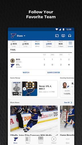 NHL - عکس برنامه موبایلی اندروید