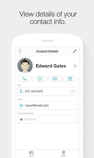 Naver Contacts & Dial - عکس برنامه موبایلی اندروید