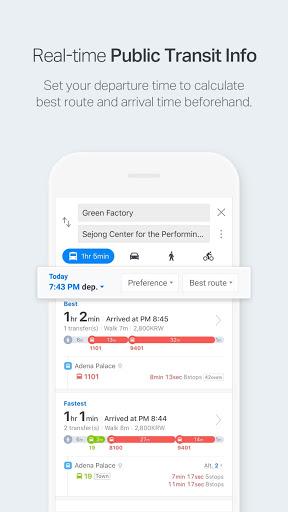 NAVER Maps, Navigation - عکس برنامه موبایلی اندروید