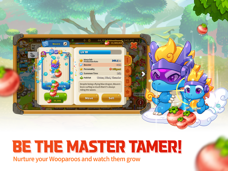 Wooparoo Odyssey-Build & Breed - عکس بازی موبایلی اندروید