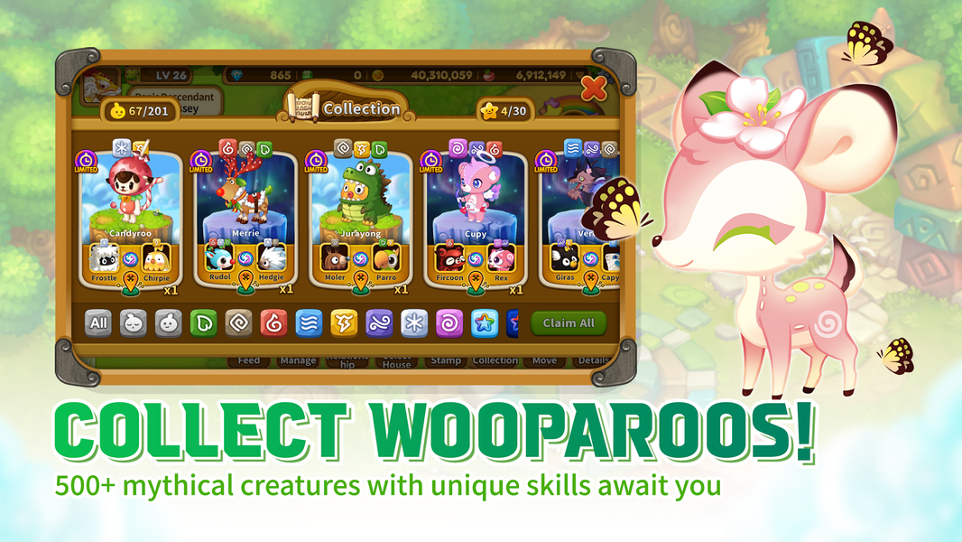 Wooparoo Odyssey-Build & Breed - عکس بازی موبایلی اندروید