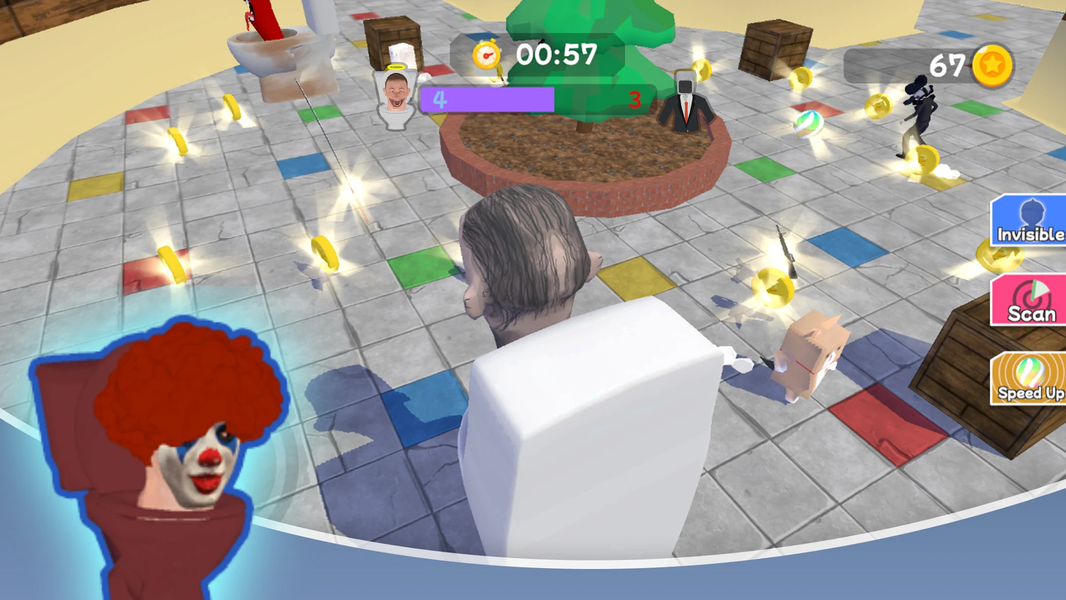 Toilet Hunt N Seek - عکس برنامه موبایلی اندروید