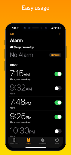 Clock iOS 16 - Clock Phone 14 - عکس برنامه موبایلی اندروید