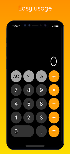 Calculator iOS 17 - عکس برنامه موبایلی اندروید