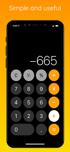Calculator iOS 17 - عکس برنامه موبایلی اندروید