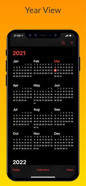 iCalendar - Calendar OS ۱۸ - عکس برنامه موبایلی اندروید