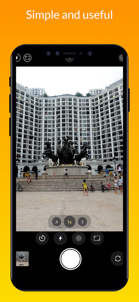 iCamera – iOS 17 Camera style - Image screenshot of android app