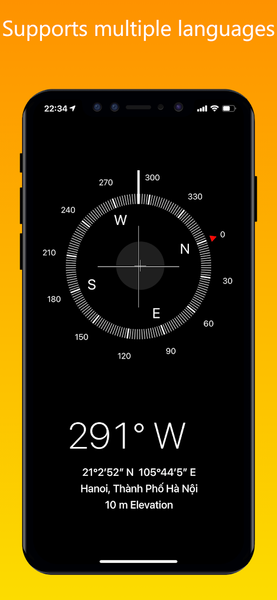 iCompass - Compass OS ۱۸ - عکس برنامه موبایلی اندروید