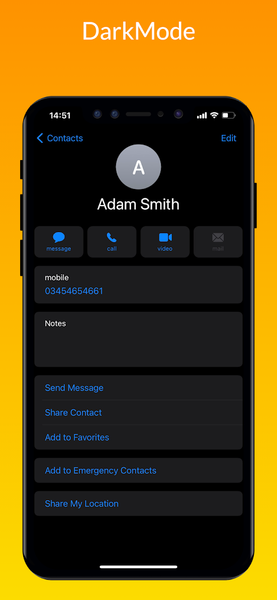 iContacts – OS ۱۷ Contacts - عکس برنامه موبایلی اندروید