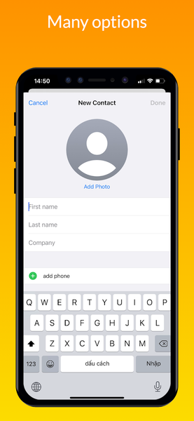 iContacts – OS ۱۷ Contacts - عکس برنامه موبایلی اندروید