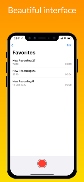 iVoice - OS ۱۷ Voice Memos - عکس برنامه موبایلی اندروید