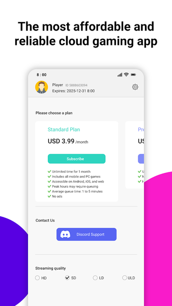 CloudMoon - Cloud Gaming - عکس برنامه موبایلی اندروید
