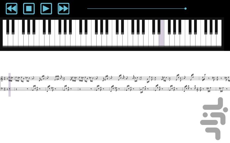 پیانیست شو - Image screenshot of android app