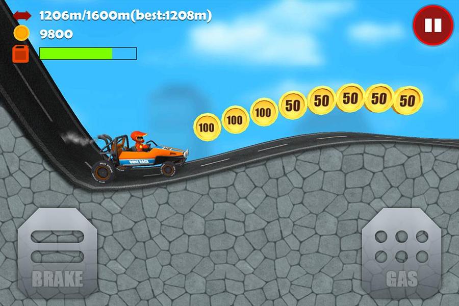 Hill Racing 3D - Gameplay image of android game