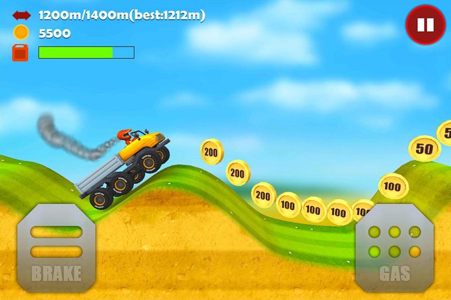 Hill Racing 3D - Gameplay image of android game