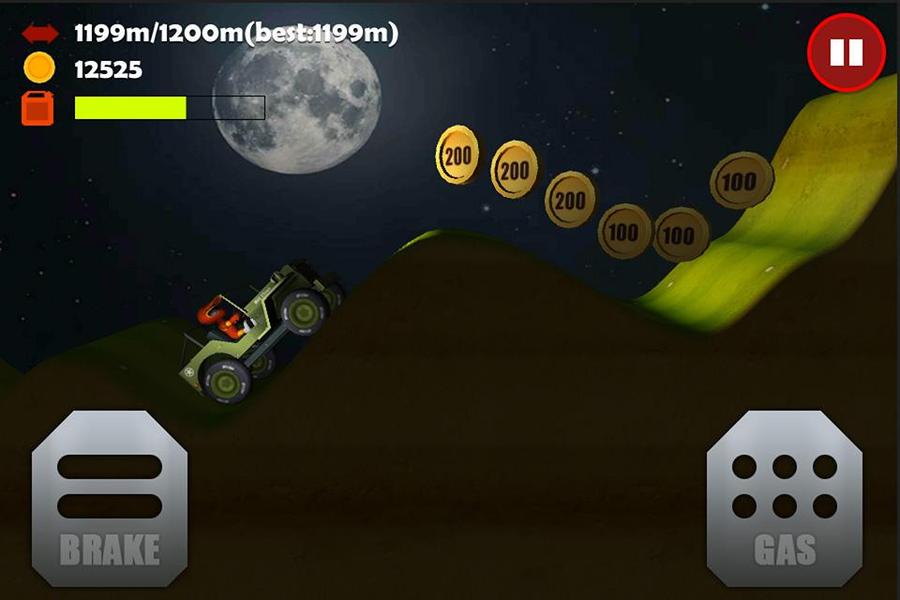 Hill Racing 3D - Gameplay image of android game