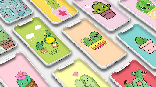 Cute Cactus Wallpapers - Image screenshot of android app