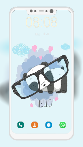 Cute Panda Wallpaper - Image screenshot of android app