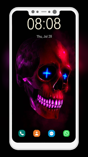 Skull Wallpaper - Image screenshot of android app