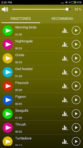 Birds Sounds & Ringtones - عکس برنامه موبایلی اندروید