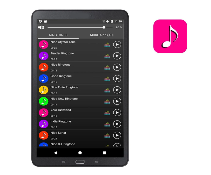 Nice Ringtones - عکس برنامه موبایلی اندروید