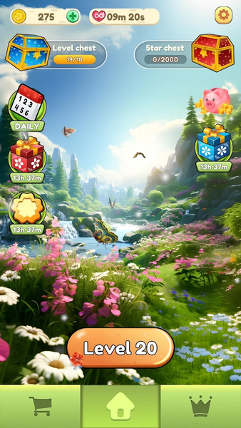 Fairy Flowers Match - Gameplay image of android game