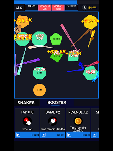 Idle Snakes - io games - عکس بازی موبایلی اندروید