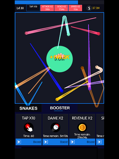 Idle Snakes - io games - عکس بازی موبایلی اندروید