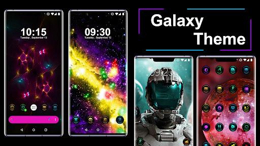 Galaxy Theme - Image screenshot of android app