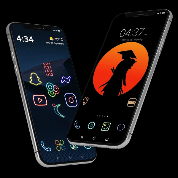 Neon Icon Pack - Image screenshot of android app
