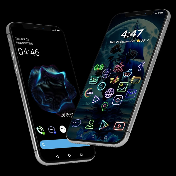 Neon Icon Pack - Image screenshot of android app