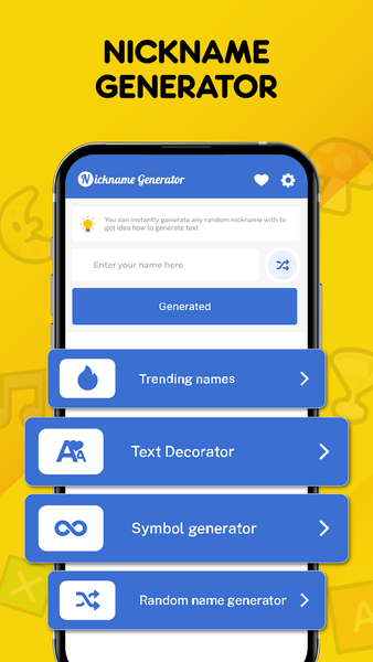 Nickname Generator for Gamer - عکس برنامه موبایلی اندروید