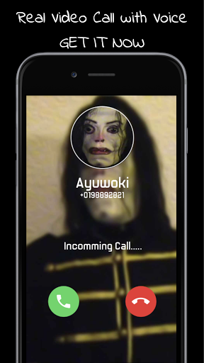 Ayuwoki Scary Video Call 3 AM - Image screenshot of android app