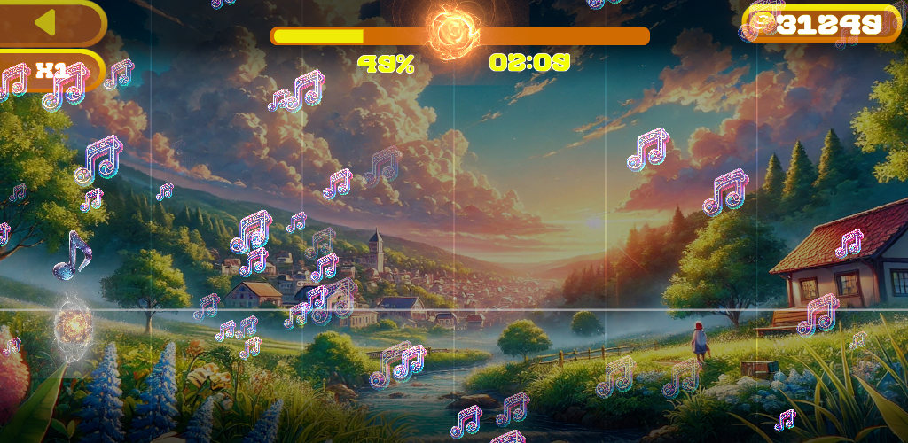 Nyla Musical: Piano Path - Gameplay image of android game