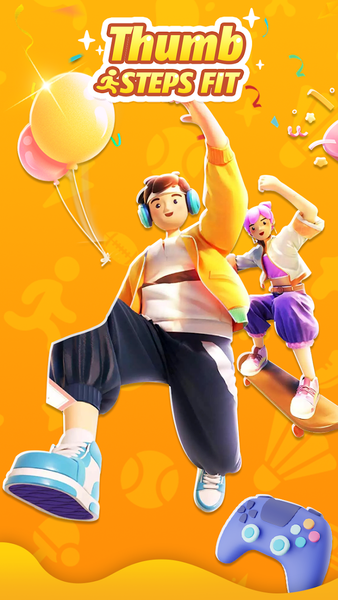 Thumb Steps Fit - عکس برنامه موبایلی اندروید