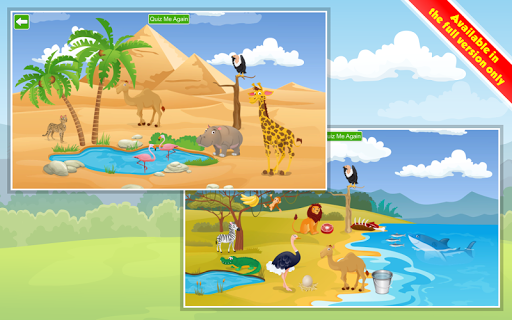 Kids Learn about Animals Lite - عکس بازی موبایلی اندروید