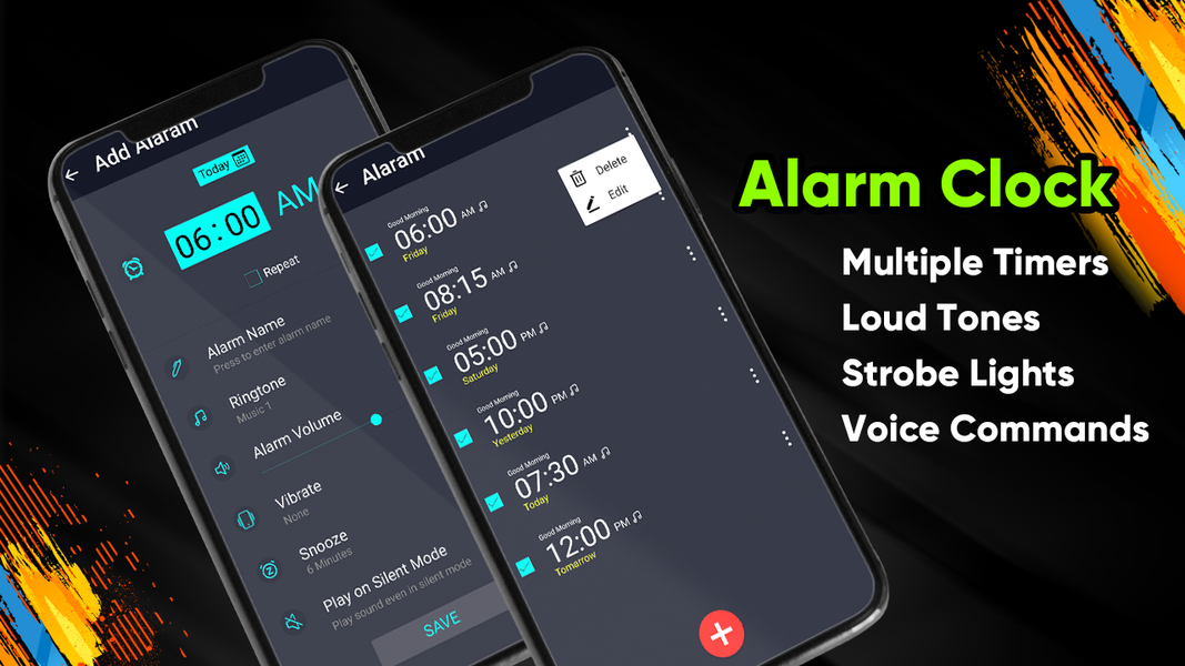 Night Clock - Live Wallpapers - عکس برنامه موبایلی اندروید