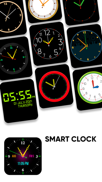 Night Clock - Live Wallpapers - عکس برنامه موبایلی اندروید