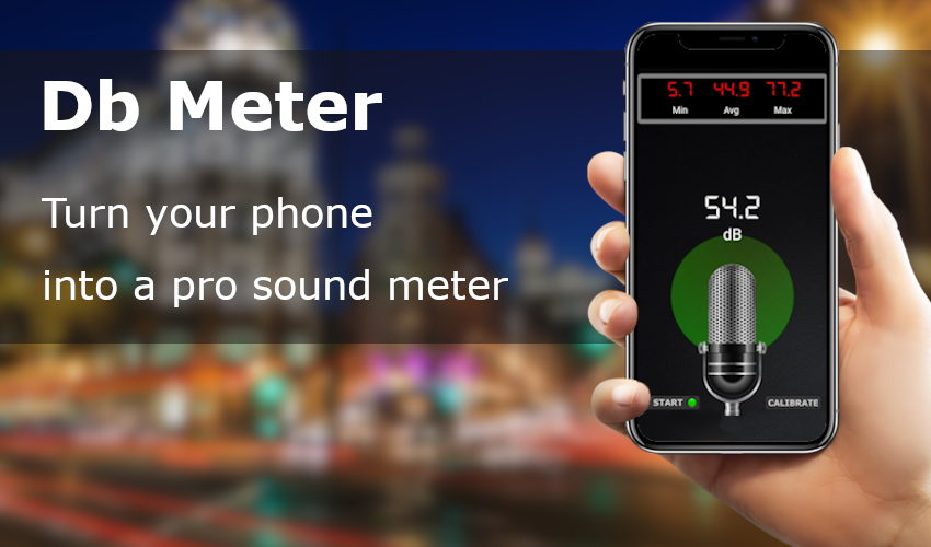 Sound meter - dB meter - عکس برنامه موبایلی اندروید