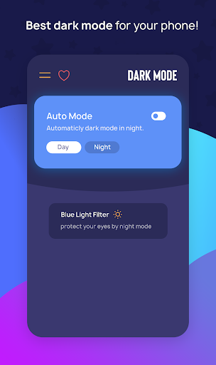 Dark Mode: Night Mode All Apps - Image screenshot of android app