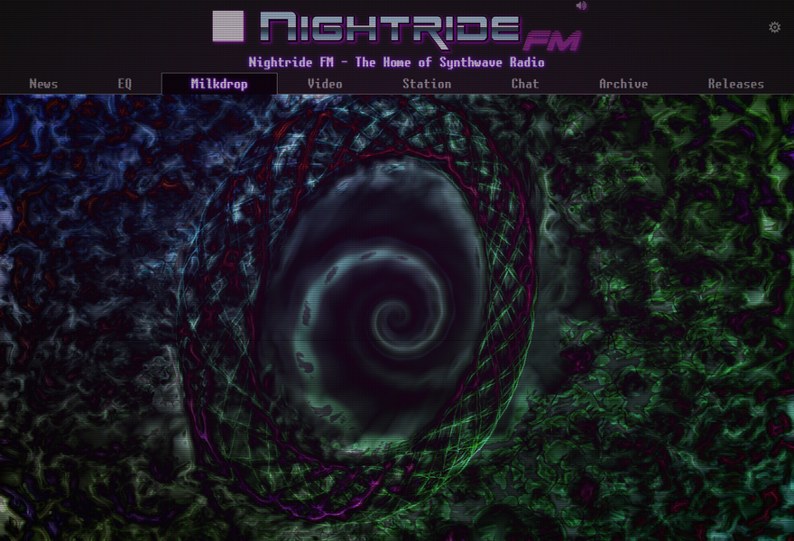 Nightride FM - Synthwave Radio - Image screenshot of android app