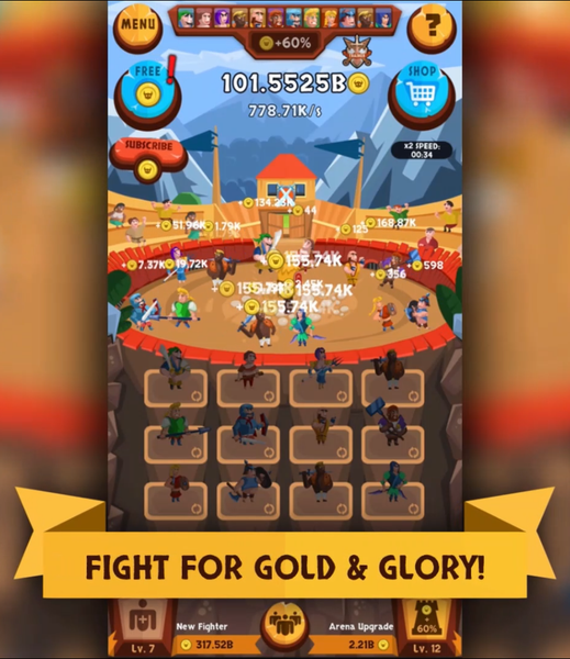 EvoHero - Idle Gladiators - عکس بازی موبایلی اندروید