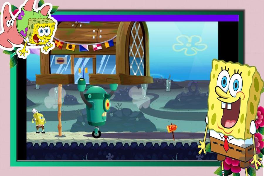 بازی باب اسفنجی دونده - Gameplay image of android game