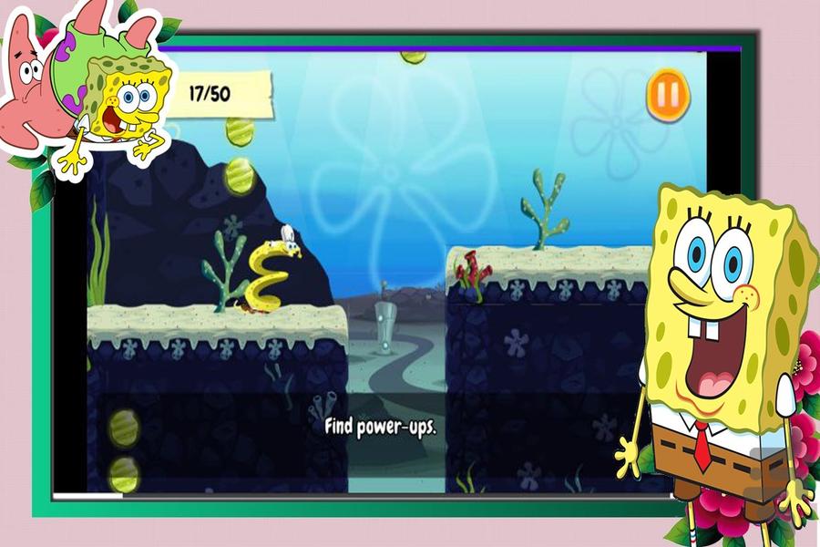 بازی باب اسفنجی دونده - Gameplay image of android game