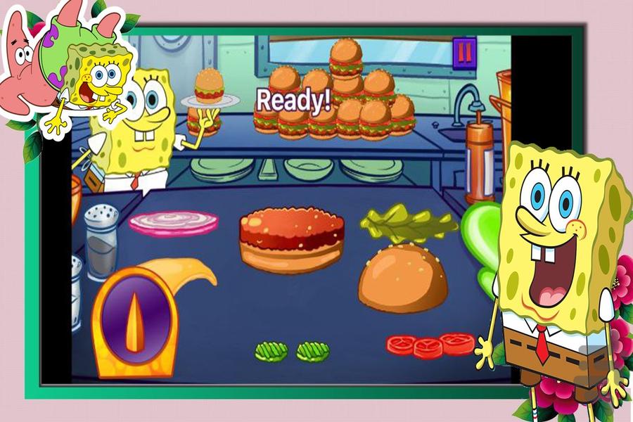بازی بابسفنجی سر آشپز - Gameplay image of android game
